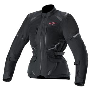 Alpinestars Stella Andes Air Drystar Naisten moottoripyöräily takki Musta