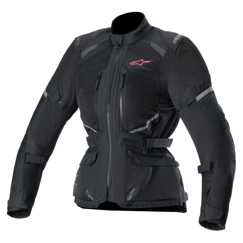 Alpinestars Stella Andes Air Drystar Naisten moottoripyöräily takki Musta