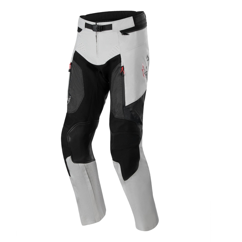 Alpinestars Amt 7 Air Vaaleanharmaat ja mustat moottoripyöräilyhousut