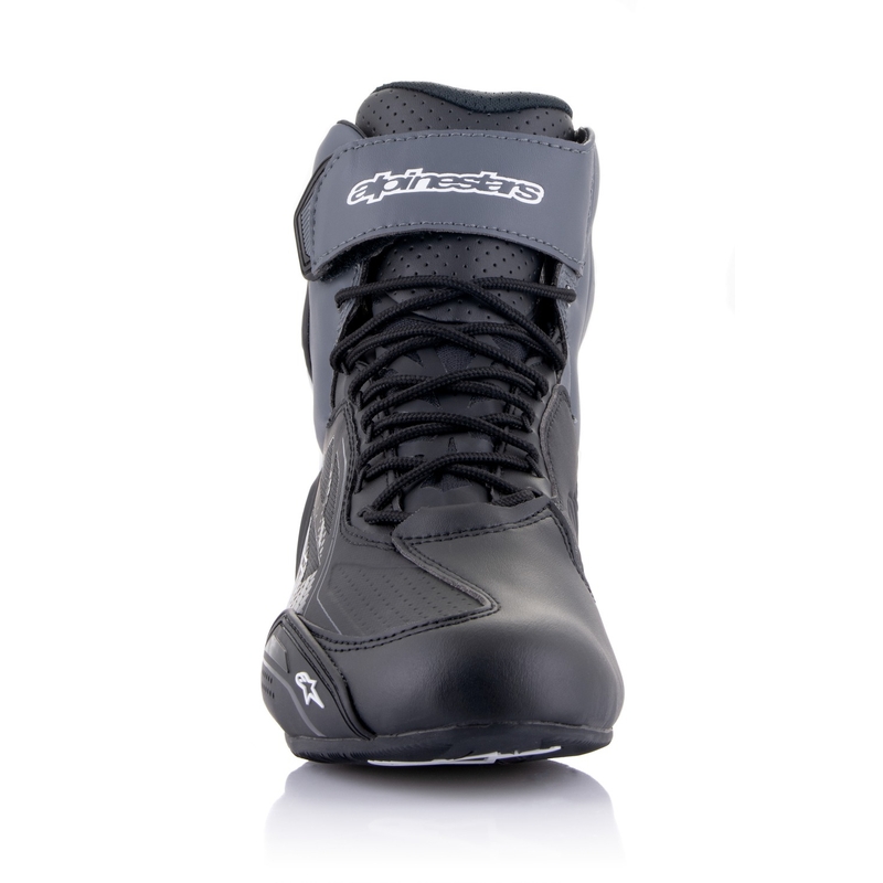 Alpinestars Faster-3 Drystar Musta-Tummanharmaa Moottoripyöräilykengät