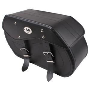 Chopper RSA-12A nahkaiset moottoripyörälaukut lukolla varustettuina