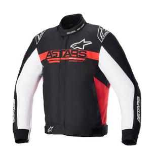Alpinestars Monza Sport musta, punainen ja valkoinen moottoripyörätakki