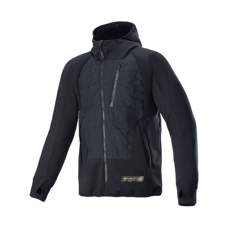Mikina na motorku Alpinestars MO.ST.EQ Hybrid černá