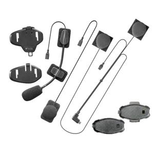 Korvaava HD audiokit Interphone litteällä mikrofonilla TOUR, ACTIVE, CONNECT -mikrofoneihin.