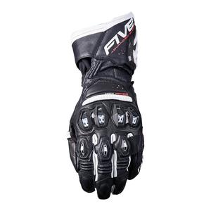 Moottoripyöräilykäsineet FIVE RFX3 EVO musta ja valkoinen