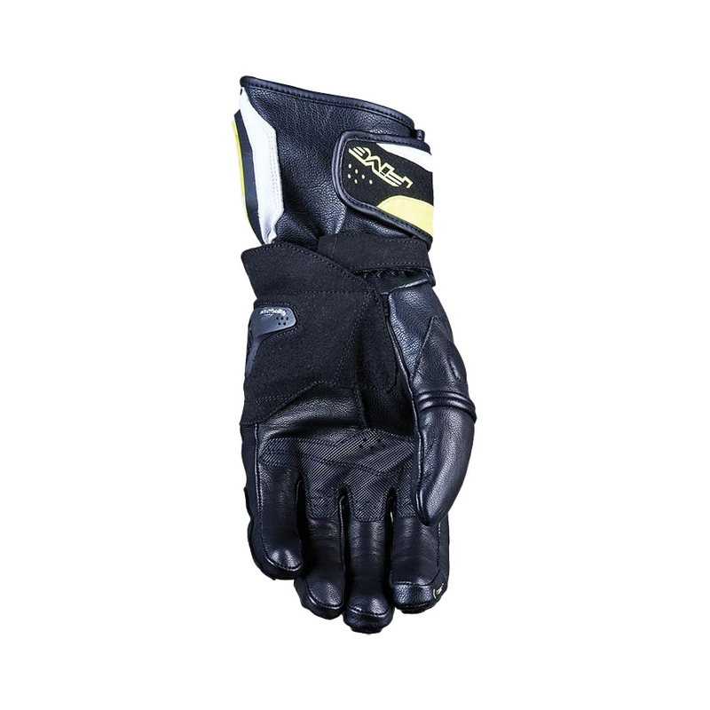 Rukavice na motorku FIVE RFX4 EVO bílo-fluo žluté