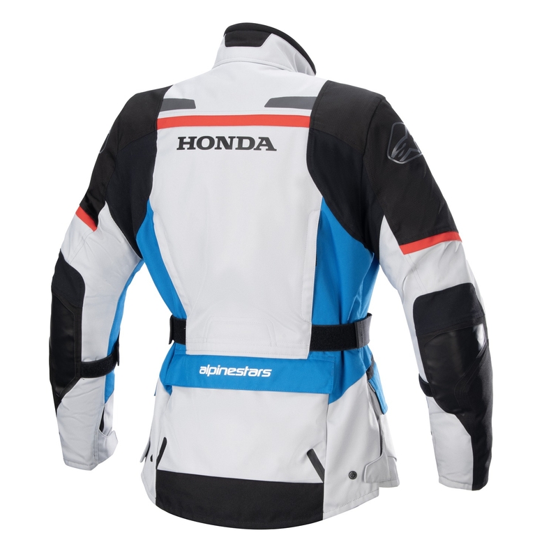 Dámská bunda na motorku Alpinestar Stella Andes Drystar Honda šedo-černo-modro-červená 23 - II. jakost