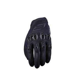 Moottoripyöräilykäsineet FIVE Stunt Evo2 Airflow musta