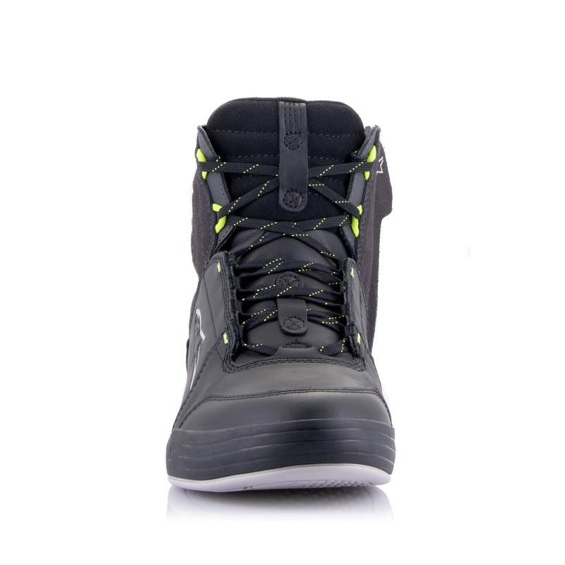 Alpinestars Chrome Drystar Musta-Harmaa-Fluo Keltainen Moottoripyöräilykengät
