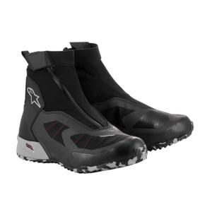 Alpinestars CR-8 Gore-Tex Musta-Harmaa-Punainen Moottoripyöräilykengät
