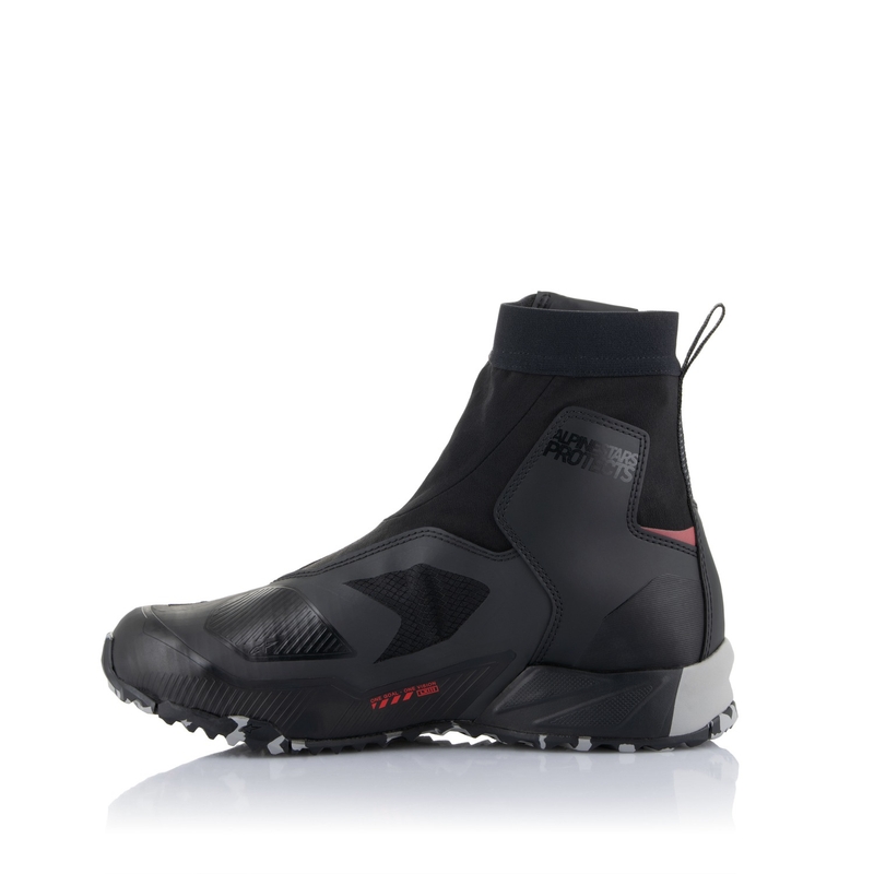 Alpinestars CR-8 Gore-Tex Musta-Harmaa-Punainen Moottoripyöräilykengät