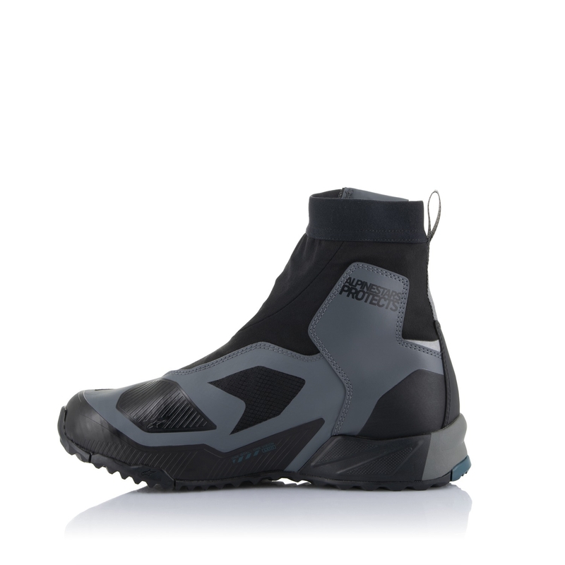 Alpinestars CR-8 Gore-Tex Musta-Harmaa-Sininen Moottoripyöräilykengät