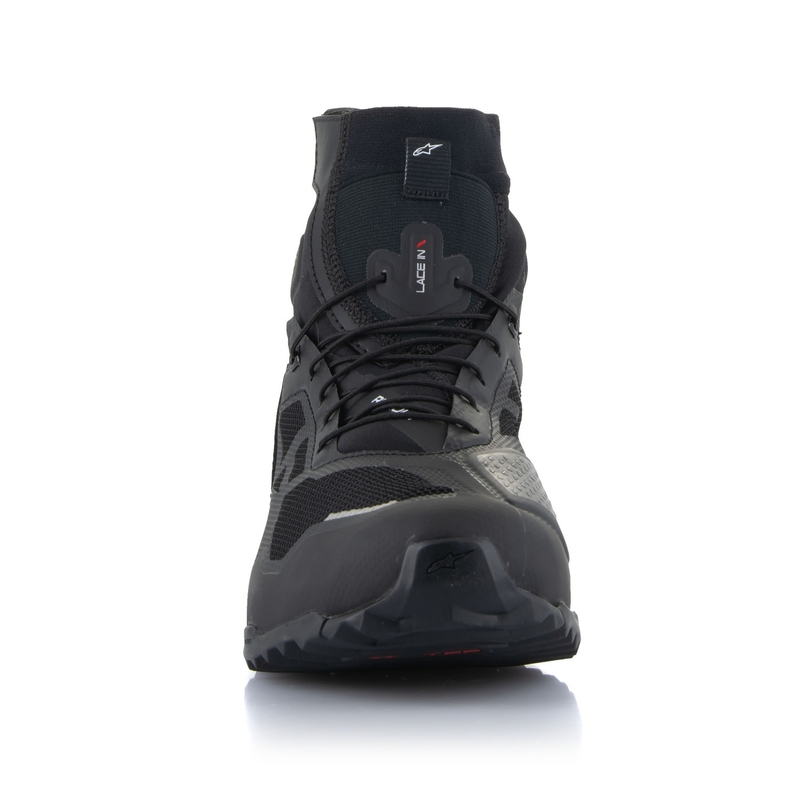 Alpinestars CR-1 mustavalkoiset moottoripyöräilykengät