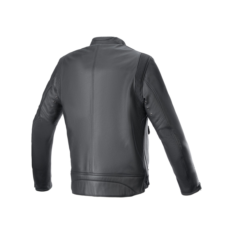 Alpinestars Dyno Musta-Punainen-Beige Nahka Moottoripyöräily takki