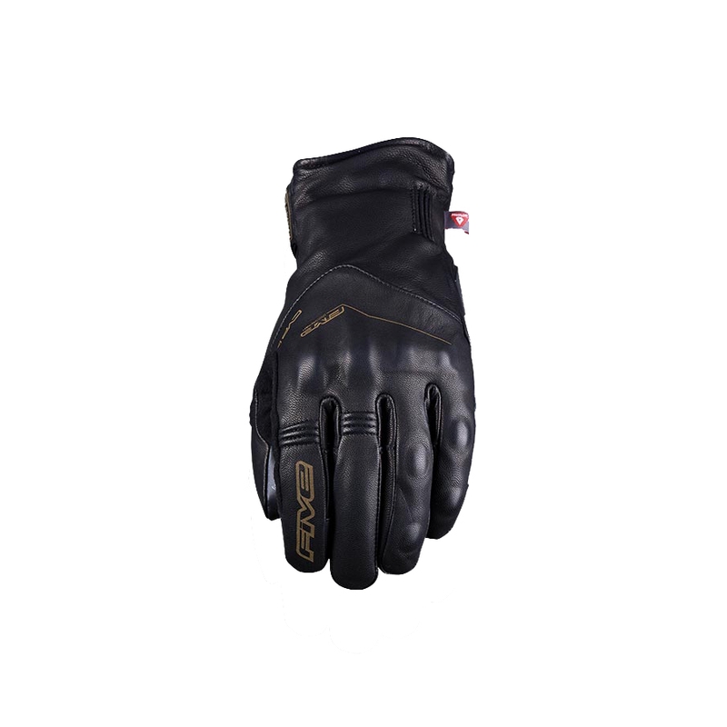 Nahkaiset moottoripyöräkäsineet FIVE WFX Metro WP musta
