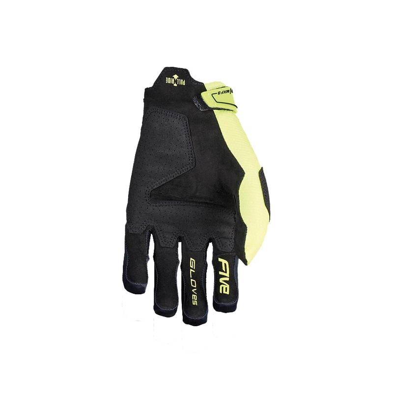 Motocross-käsineet FIVE MXF3 EVO musta-fluo-keltainen