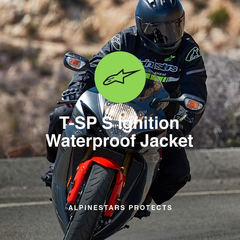 Bunda na motorku Alpinestars T-SP S Ignition Waterproof černo-fluo žlutá