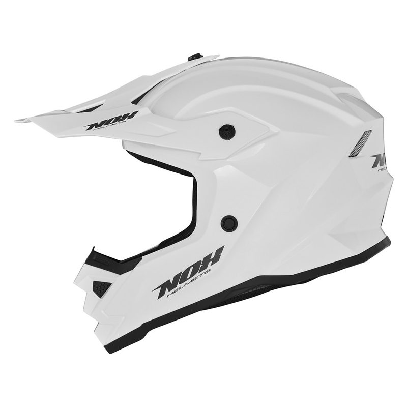 Lasten motocross kypärä NOX N761 MX valkoinen