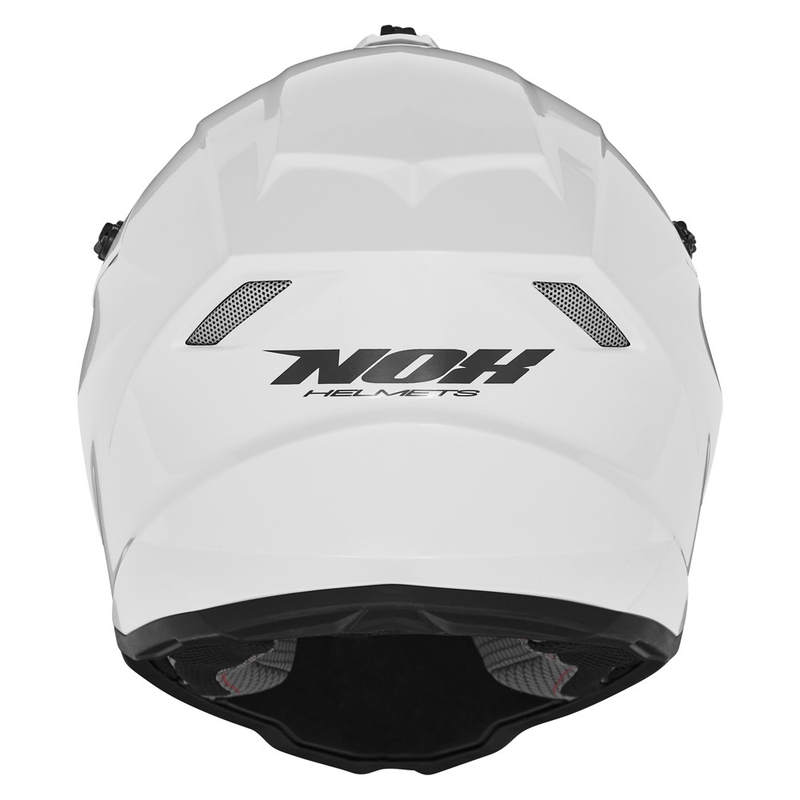 Lasten motocross kypärä NOX N761 MX valkoinen