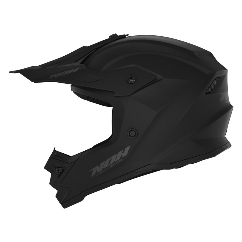 Lasten motocross kypärä NOX N761 MX mattamusta