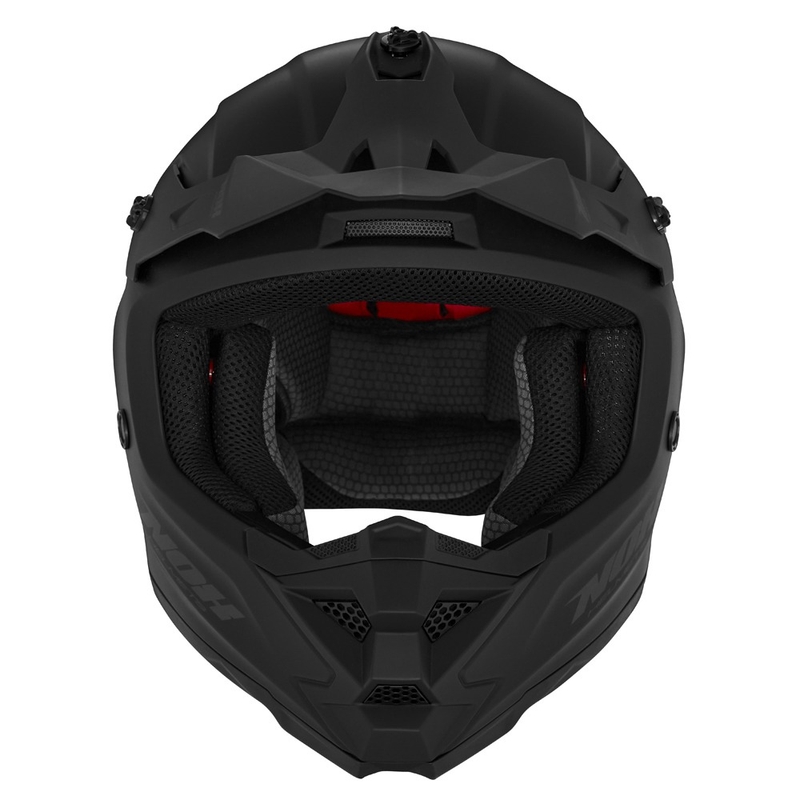 Lasten motocross kypärä NOX N761 MX mattamusta