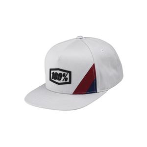 100% Cornerstone Snapback lippis valkoinen