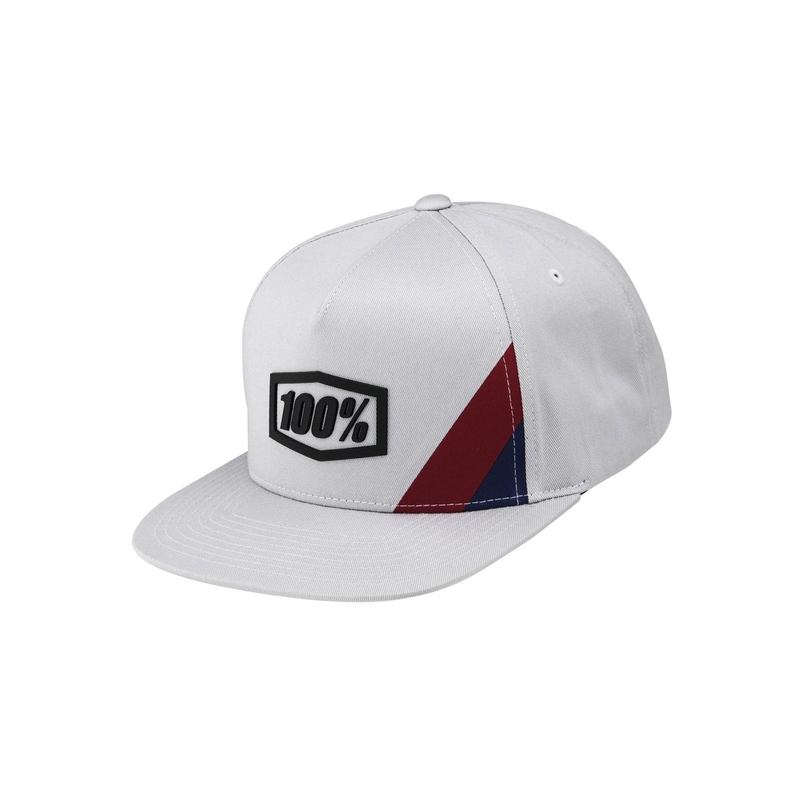 100% Cornerstone Snapback lippis valkoinen