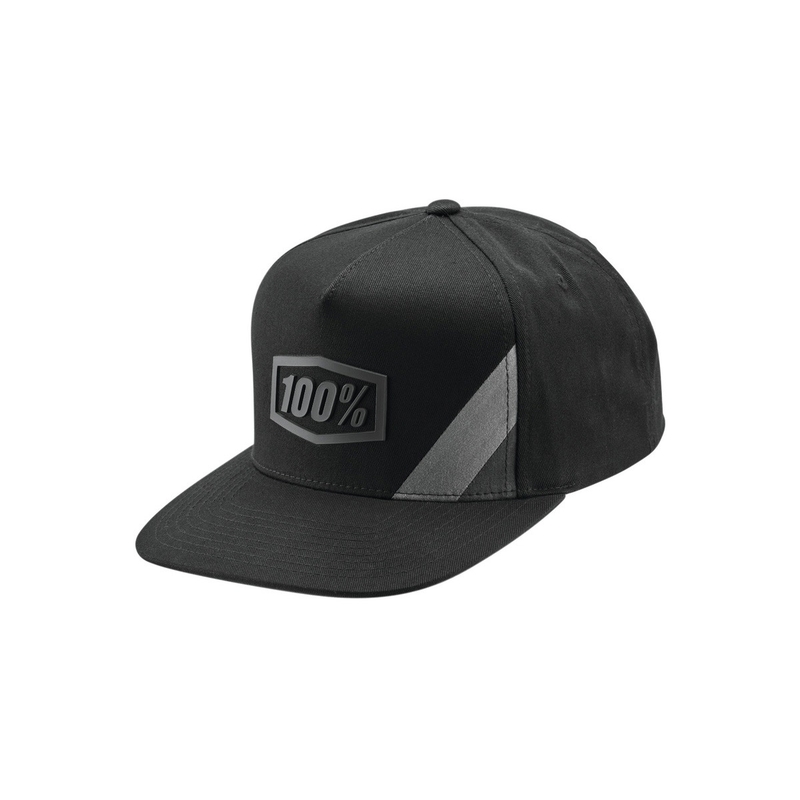 Kšiltovka 100% Cornestone USA Snapback černo-šedá
