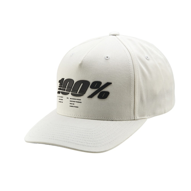 Lippis 100% Staunch Snapback valkoinen