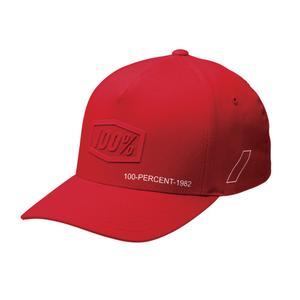 Lasten lippis 100% Shadow Snapback punainen