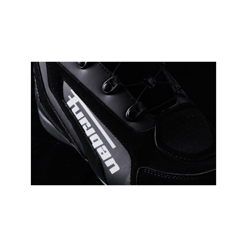 Furygan V4 Easy D3O mustavalkoiset moottoripyöräsaappaat