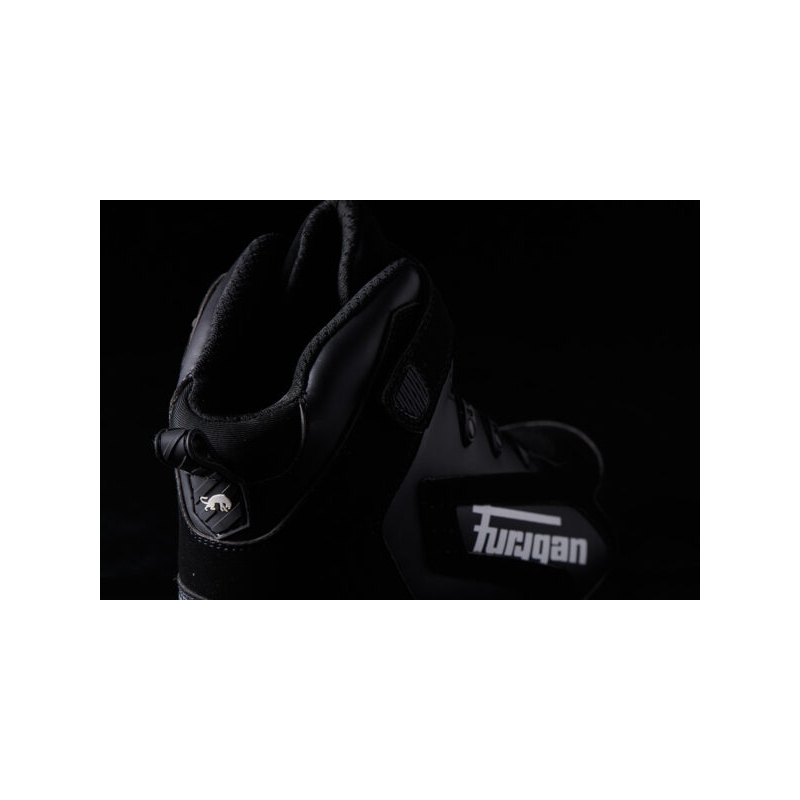 Furygan V4 Easy D3O mustavalkoiset moottoripyöräsaappaat