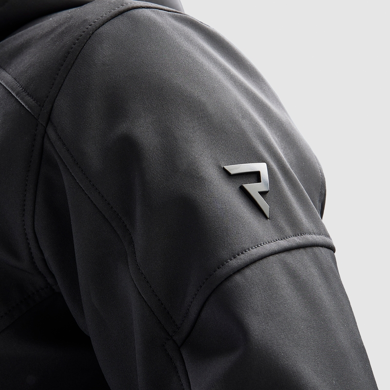 Softshell Moottoripyöräily takki Rebelhorn Slash Musta