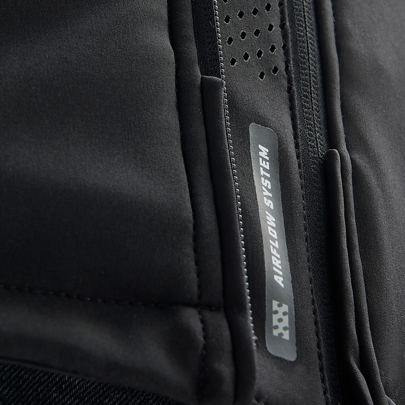 Softshell Moottoripyöräily takki Rebelhorn Slash Musta