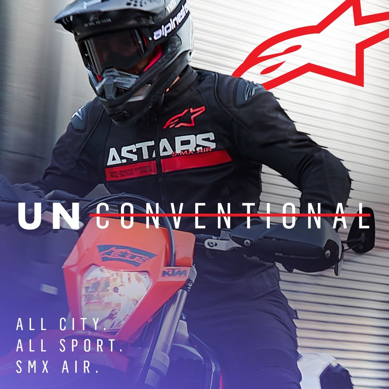 Alpinestars SMX Air musta-fluo-punainen moottoripyörätakki