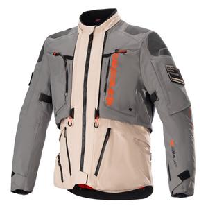 Alpinestars AMT-10R Drystar XF moottoripyöräily takki hiekka-musta-vaaleanpunainen