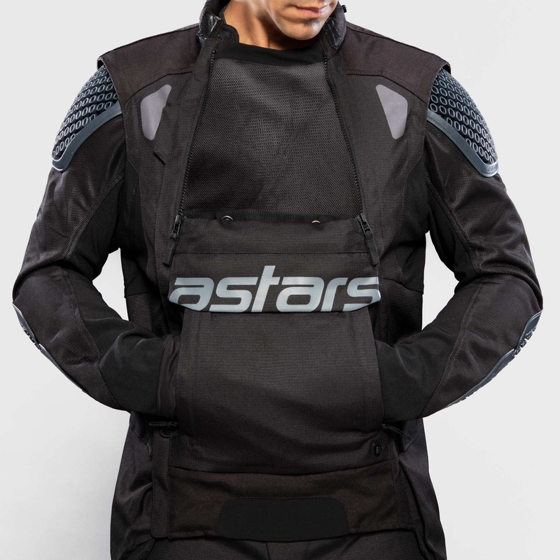 Alpinestars Halo Drystar Musta Moottoripyöräily takki