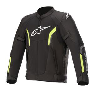 Alpinestars AST Air Tech-Air 5 yhteensopiva musta-keltainen moottoripyöräily takki