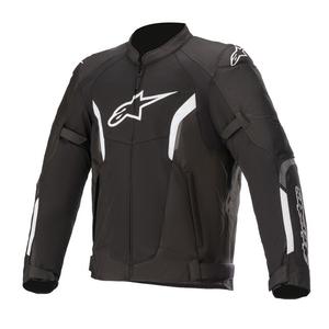 Moottoripyöräily takki Alpinestars AST Air Tech-Air 5 Yhteensopiva musta ja valkoinen