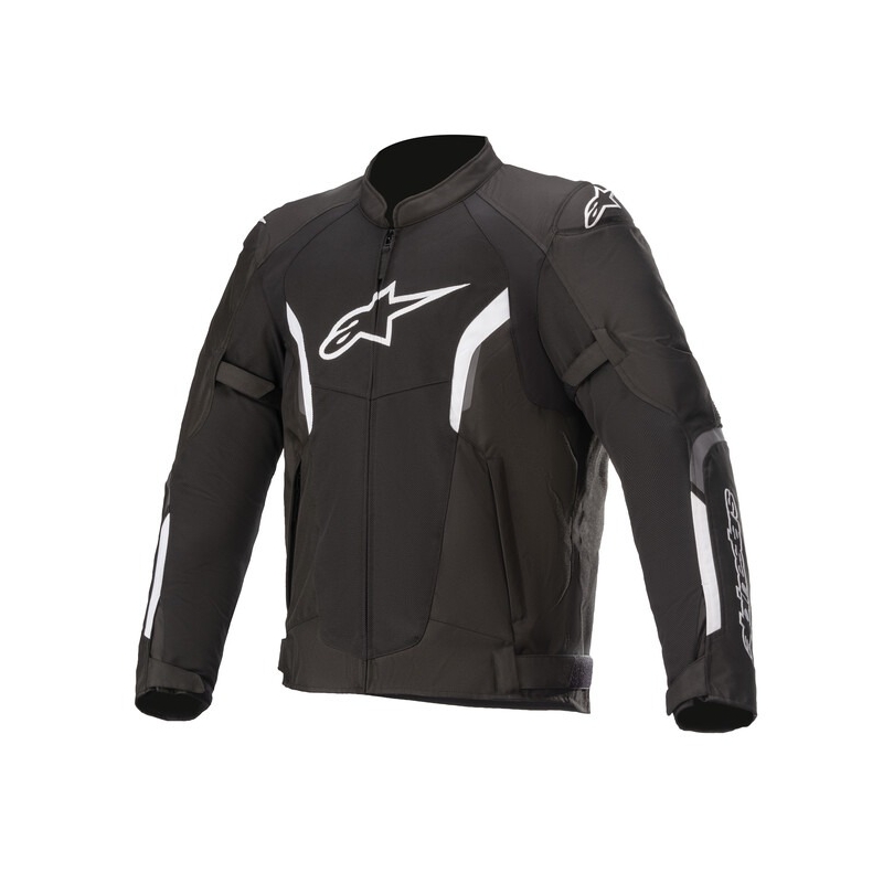 Moottoripyöräily takki Alpinestars AST Air Tech-Air 5 Yhteensopiva musta ja valkoinen