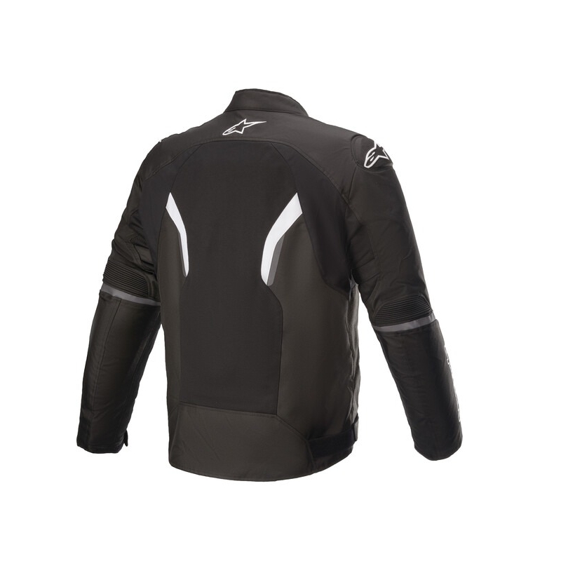 Moottoripyöräily takki Alpinestars AST Air Tech-Air 5 Yhteensopiva musta ja valkoinen