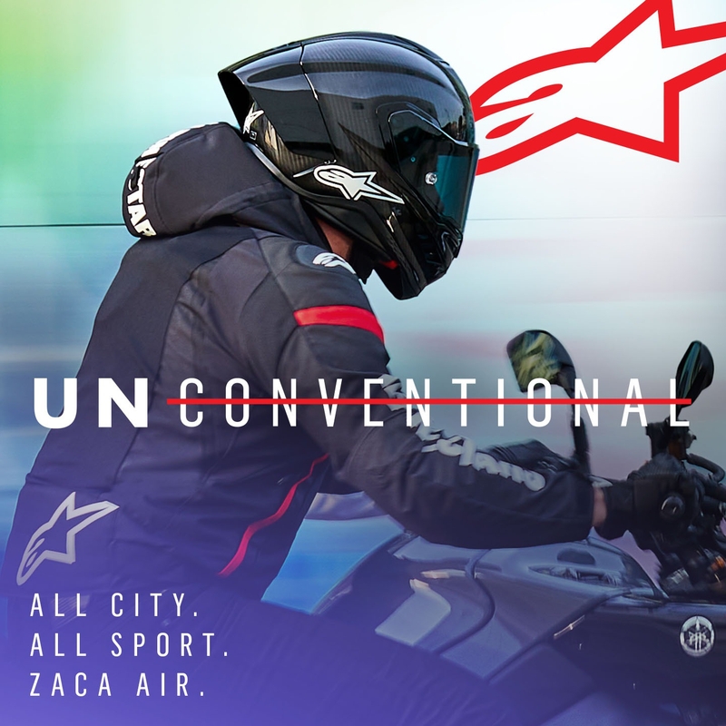 Alpinestars Zaca Air Vedenpitävä Moottoripyöräily takki Musta-valkoinen-Fluo Red