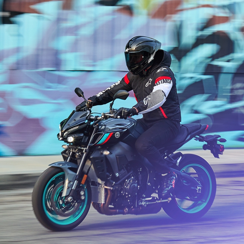 Alpinestars Zaca Air Vedenpitävä Moottoripyöräily takki Musta-valkoinen-Fluo Red