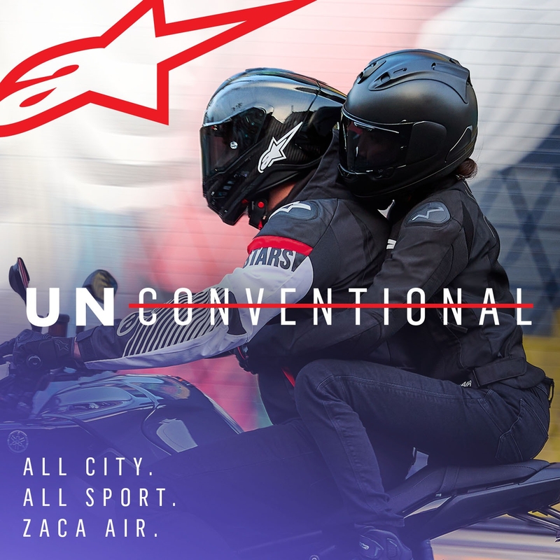 Alpinestars Zaca Air Vedenpitävä Moottoripyöräily takki Musta-valkoinen-Fluo Red