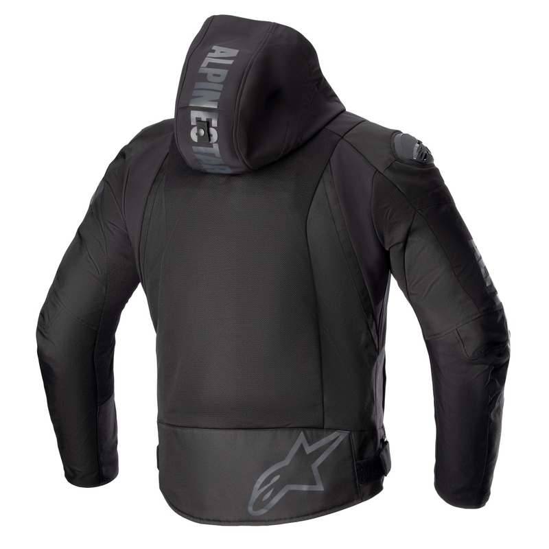 Alpinestars Zaca Air Vedenpitävä Musta Moottoripyöräily takki