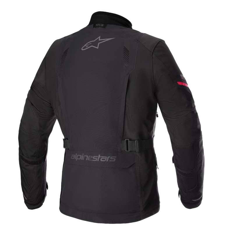Alpinestars Monteira Drystar XF musta ja punainen moottoripyörätakki