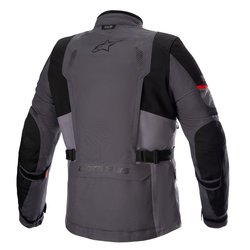 Bunda na motorku Alpinestars Monteira Drystar XF tmavě šedo-černo-červená