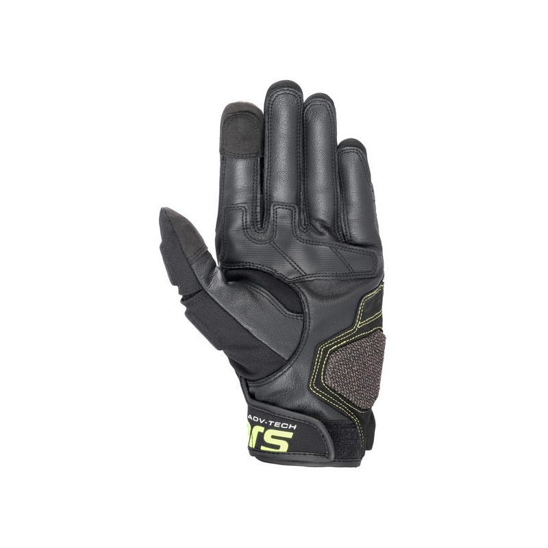 Alpinestars Halo Musta-vihreä-keltainen moottoripyöräilyhanskat