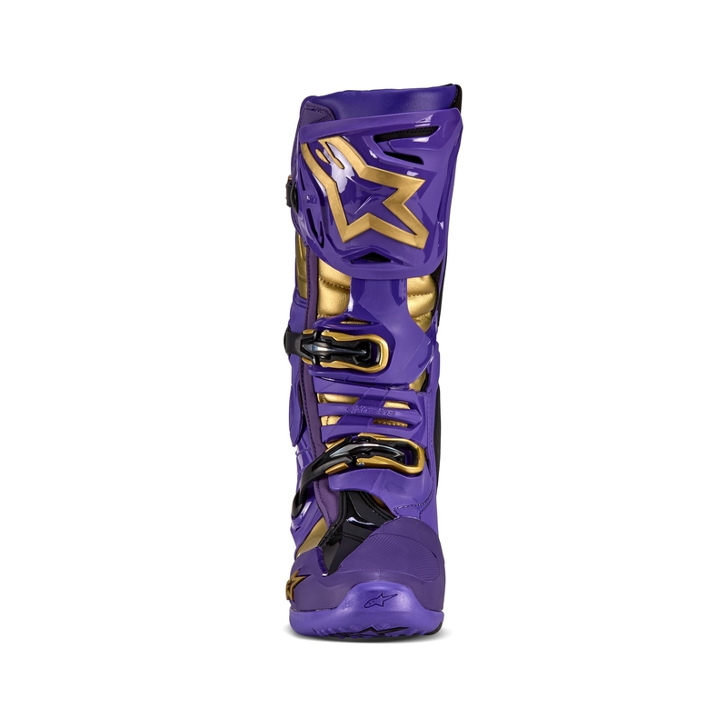 Alpinestars Tech 10 Limited Edition Champ Purple and Gold Moottoripyöräilykengät