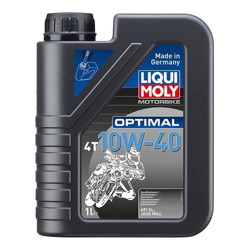 Mineraalimoottoriöljy LIQUI MOLY Moottoripyörä 4T 10W40 Optimal 1 l